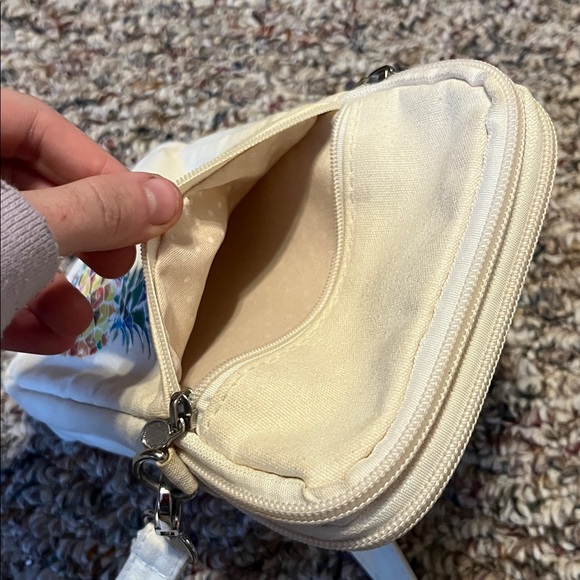 small crossbody bag with colorful pineapple on the front - Picture 10 of 11